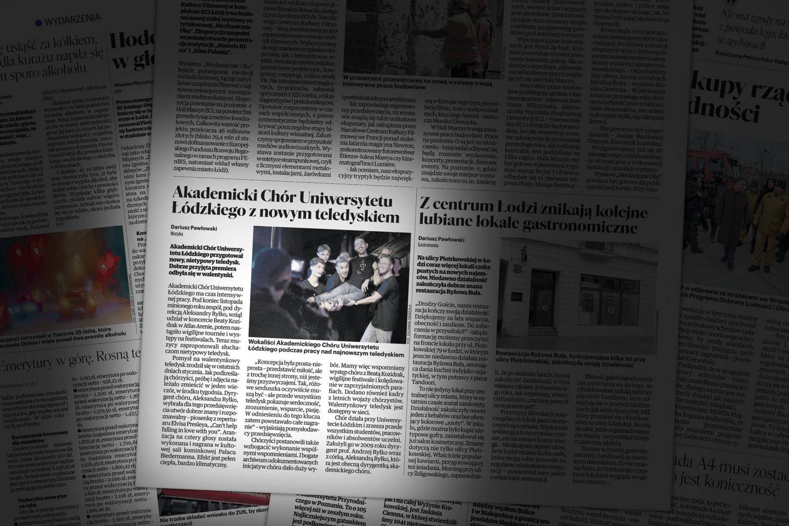 the article in Dziennik Łódzki