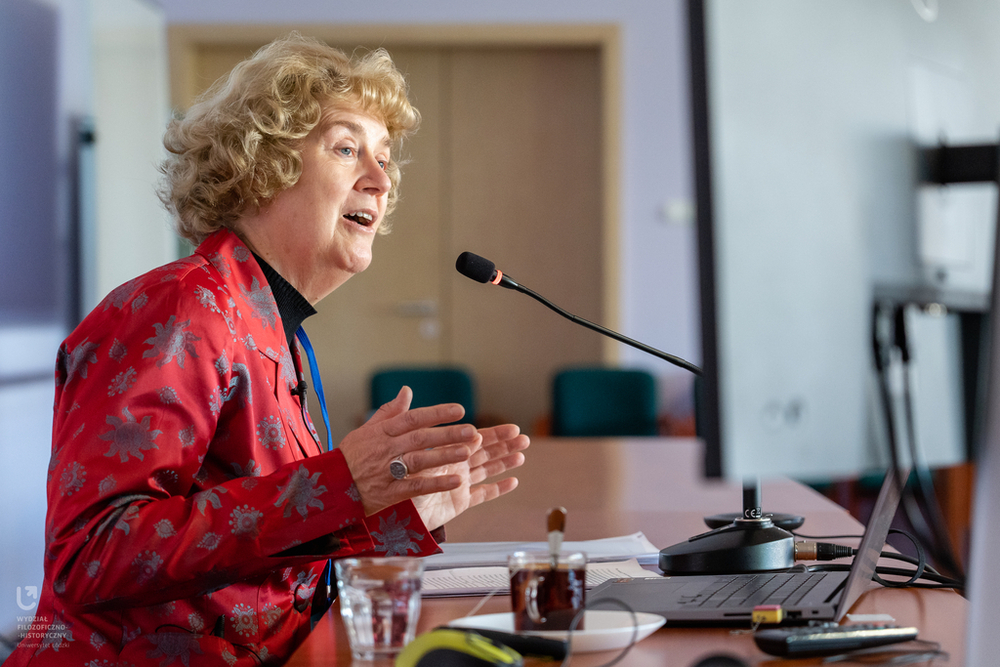 One of the speakers at the conference