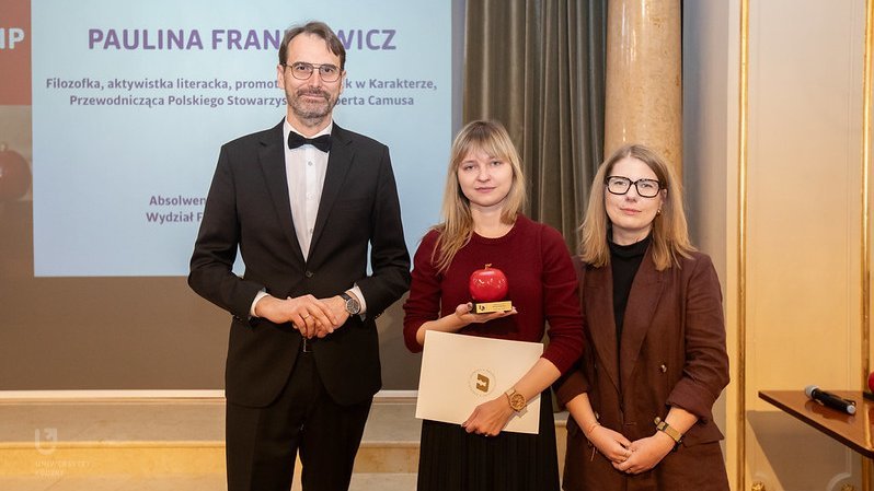 Paulina Frankiewicz podczas gali "Absolwent VIP"