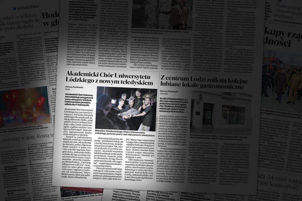 the article in Dziennik Łódzki