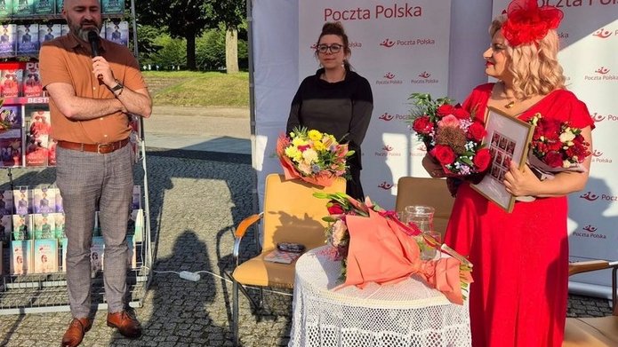 Photo from the book promotion with the participation of Dr Ewelina Kostrzewska