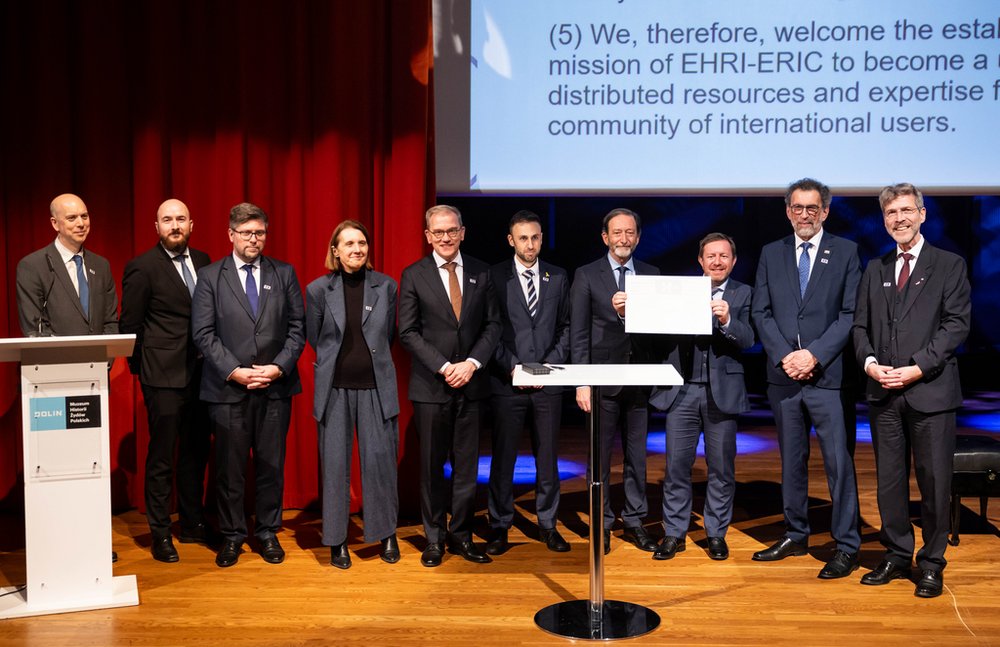 Inauguration of the EHRI project in Polin Museum