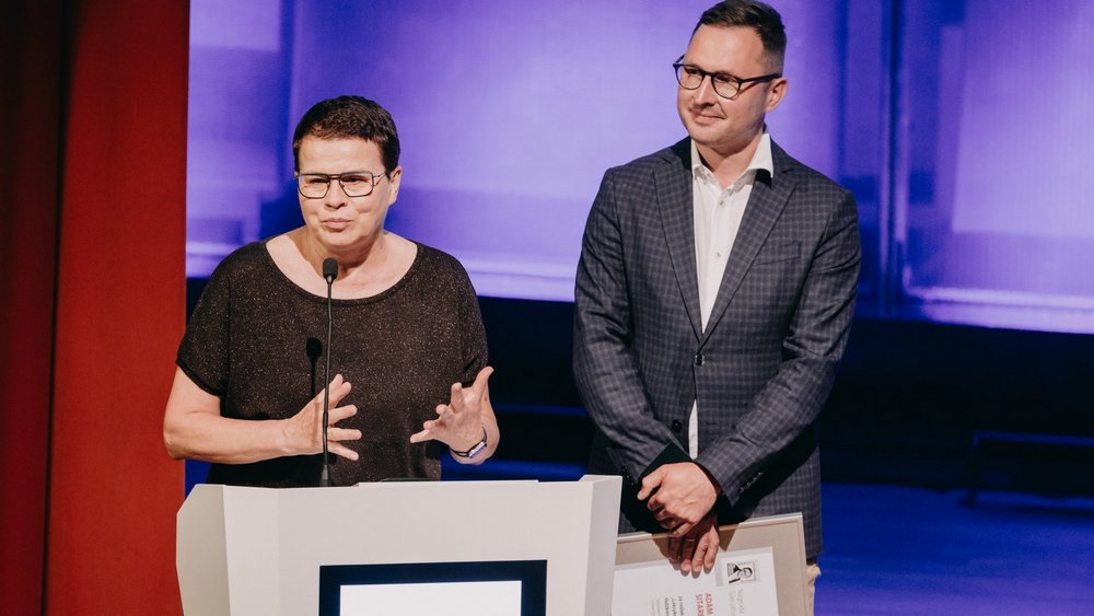 Dr Adam Sitarek and Dr Ewa Wiatr 
