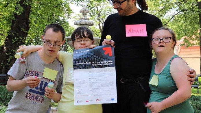 Dr Adam Drozdowski with the project participants