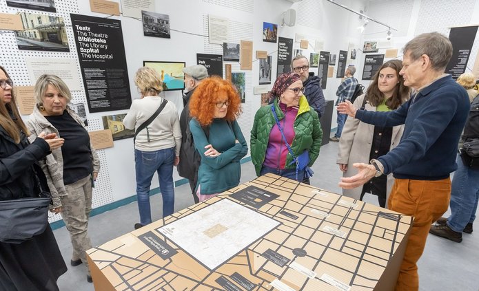 Opening of the "Warstwy. Topografia pamięci" exhibition