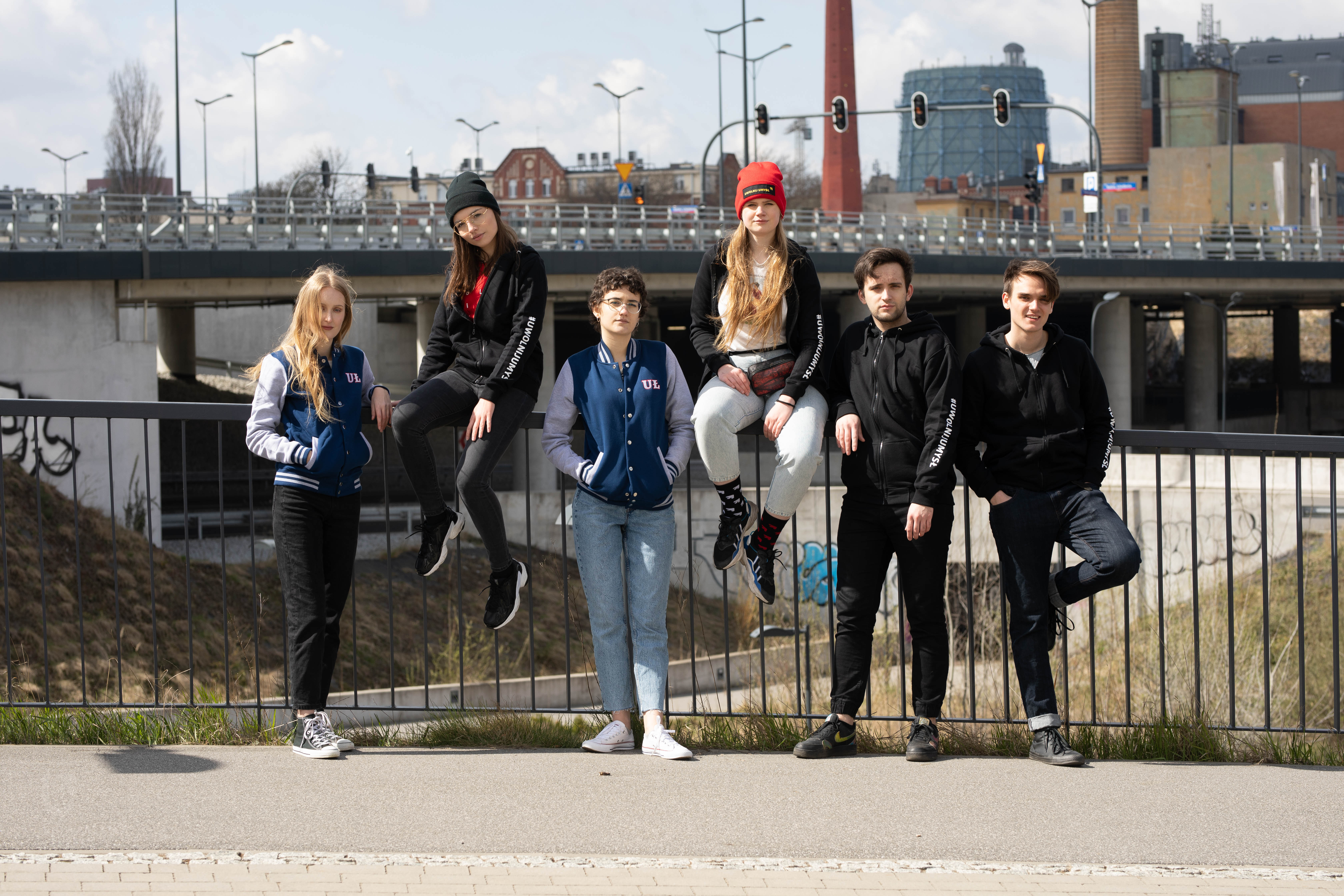 Photo: Maciej Andrzejewski, Communications and PR Centre a group of students in an urban space