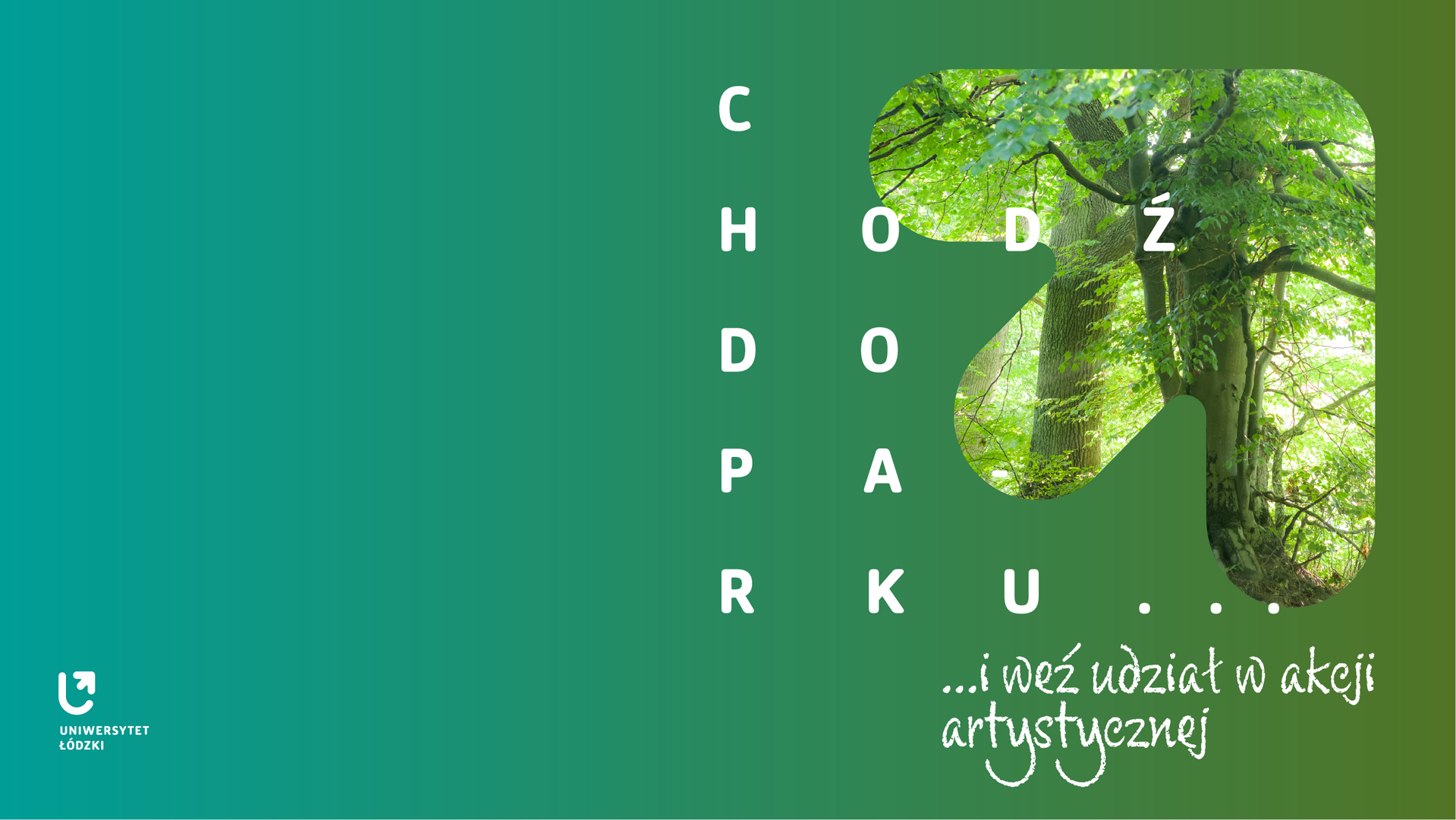 Graphic "Come to the park"